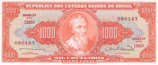 1000 Cruzeiros 1963